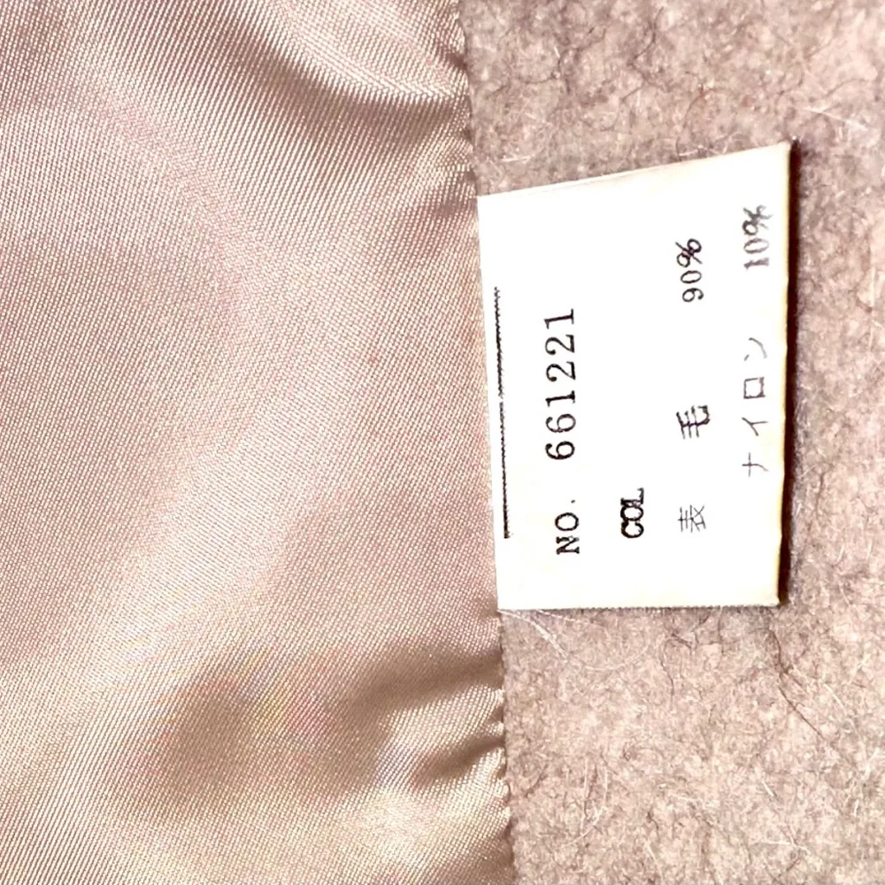 Vintage Made in Japan-Town & Country Sun Idol Alpaca Work Jacket-Soft Tan-Size L
